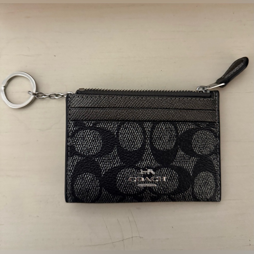Coach ring card wallet